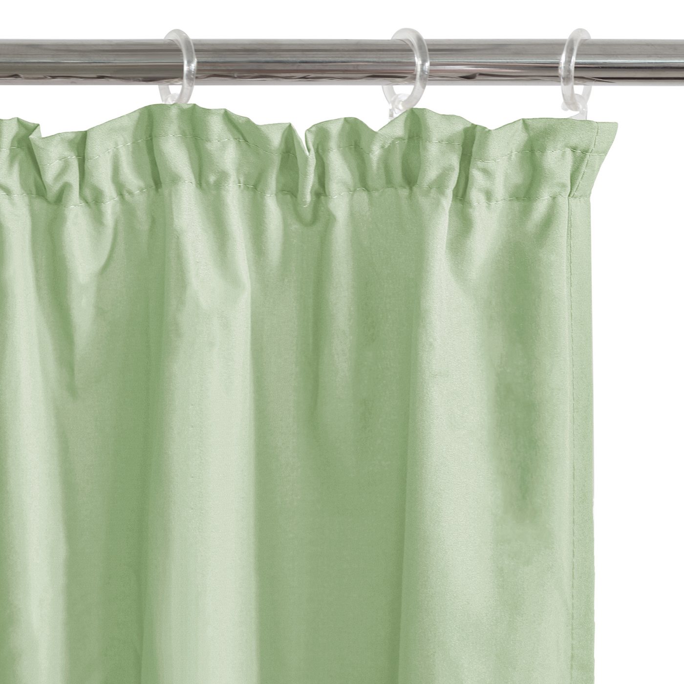 OTTO home Vorhang Raja, Gardinen mit Kräuselband, blickdicht, Wohnzimmer, Topseller! (2 St), Kräuselband, blickdicht, Polyester, 2er-Set, Bestseller, einfarbig, – Bild 4 von 5