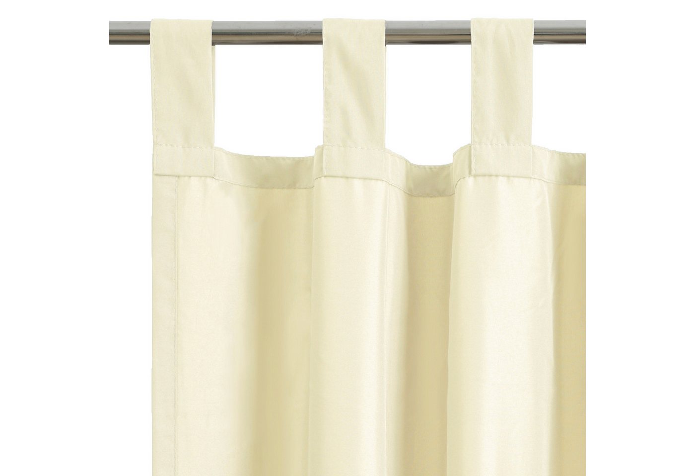 OTTO home Vorhang Raja mit Schlaufen, 2er Pack, blickdicht, Topseller (2 St), Schlaufen, blickdicht, Polyester, 2er-Set, Bestseller, einfarbig, modern, pflegele – Bild 4 von 5