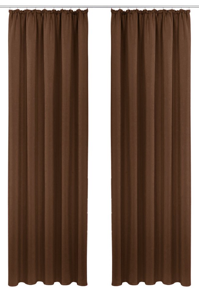 OTTO home Vorhang SOLA, Kräuselband, 1& 2er Pack, blickdicht/verdunkelnd, Topseller! (1 St), Kräuselband, verdunkelnd, Polyester, Breite:130 cm, 1 Schal, einfar – Bild 2 von 5
