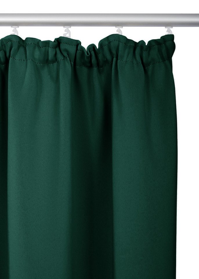 OTTO home Vorhang SOLA, Kräuselband, 1& 2er Pack, blickdicht/verdunkelnd, Topseller! (1 St), Kräuselband, verdunkelnd, Polyester, Breite:130 cm, 1 Schal, einfar – Bild 3 von 5