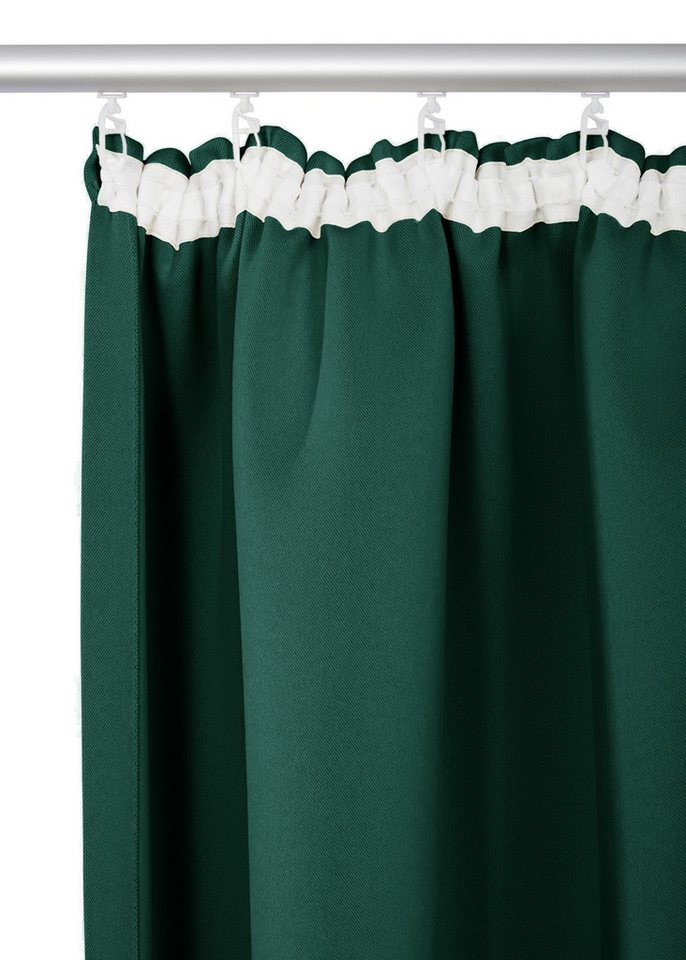 OTTO home Vorhang SOLA, Kräuselband, 1& 2er Pack, blickdicht/verdunkelnd, Topseller! (1 St), Kräuselband, verdunkelnd, Polyester, Breite:130 cm, 1 Schal, einfar – Bild 4 von 5