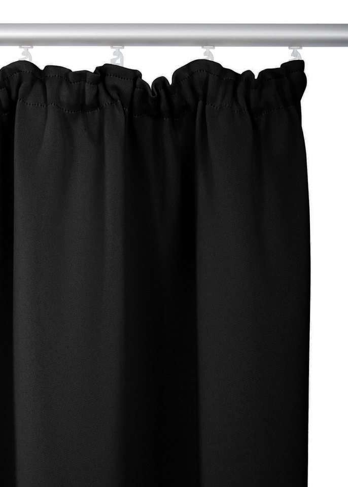 OTTO home Vorhang SOLA, Kräuselband, 1& 2er Pack, blickdicht/verdunkelnd, Topseller! (1 St), Kräuselband, verdunkelnd, Polyester, Breite:130 cm, 1 Schal, einfar – Bild 3 von 5