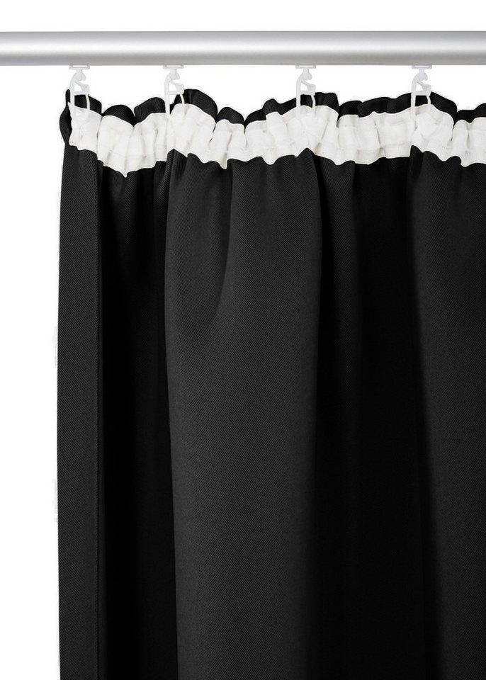 OTTO home Vorhang SOLA, Kräuselband, 1& 2er Pack, blickdicht/verdunkelnd, Topseller! (1 St), Kräuselband, verdunkelnd, Polyester, Breite:130 cm, 1 Schal, einfar – Bild 4 von 5