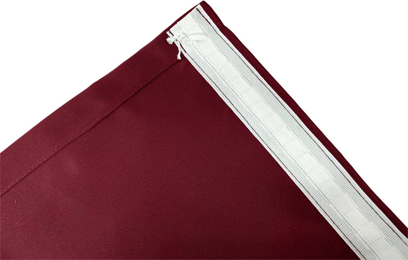 OTTO home Vorhang SOLA, Kräuselband, 1& 2er Pack, blickdicht/verdunkelnd, Topseller! (1 St), Kräuselband, verdunkelnd, Polyester, Breite:130 cm, 1 Schal, einfar – Bild 5 von 5