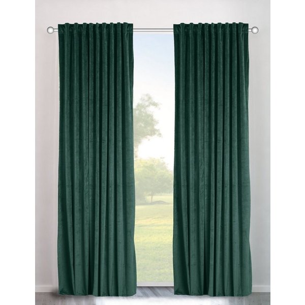OTTO home Vorhang Velvet uni, 2er-Set, Blickdicht (2 St), Multifunktionsband, blickdicht, Blickdichter Samt, 2-er Set, edel, Gardine, multifunktional