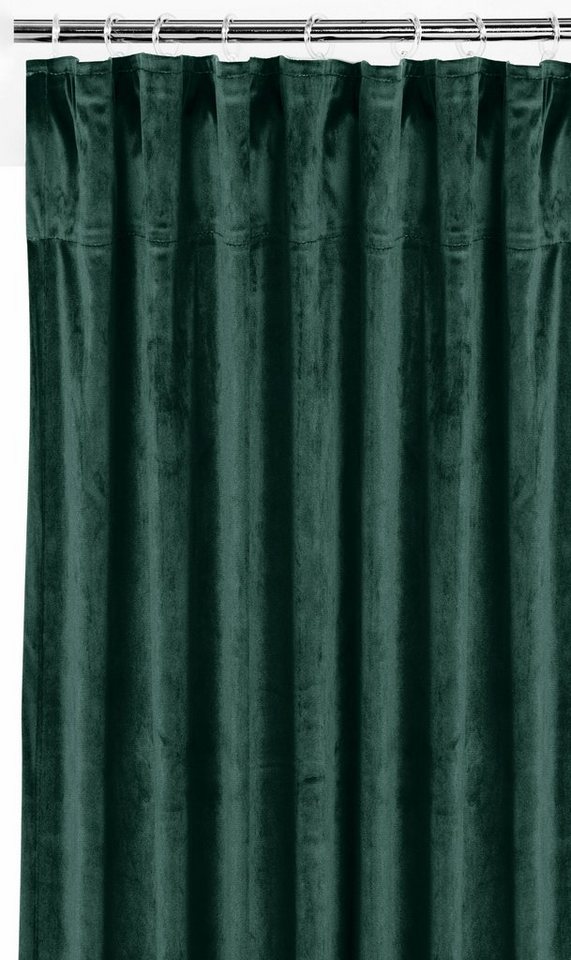OTTO home Vorhang Velvet uni, 2er-Set, Blickdicht (2 St), Multifunktionsband, blickdicht, Blickdichter Samt, 2-er Set, edel, Gardine, multifunktional – Bild 5 von 5