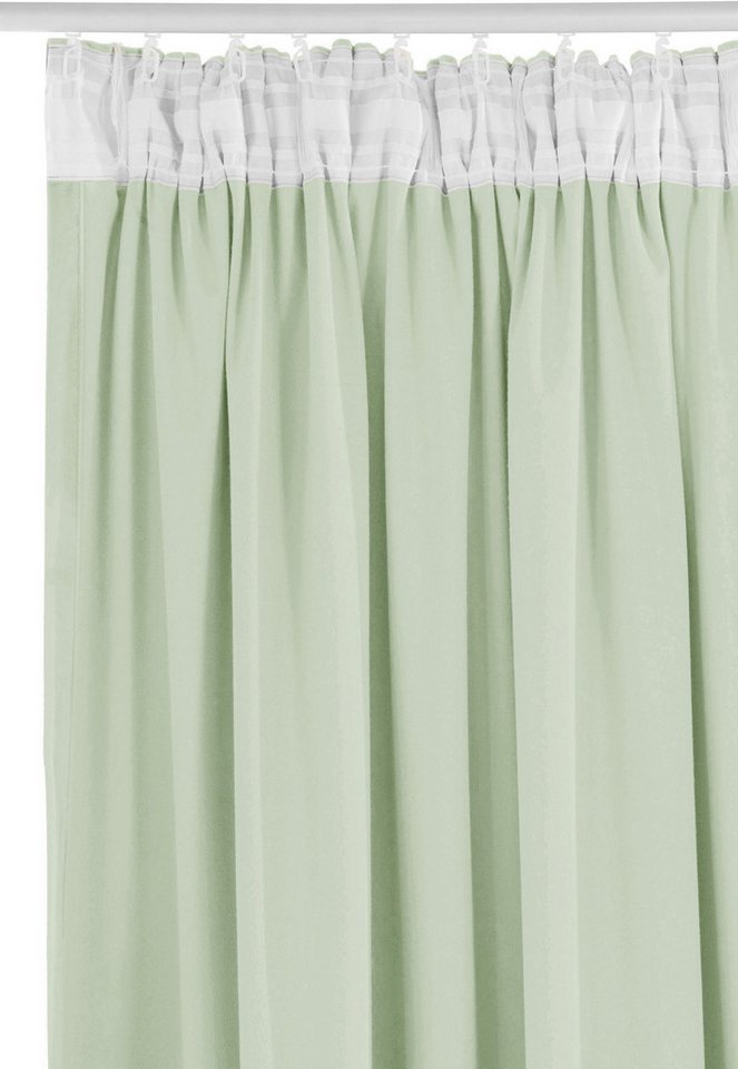 OTTO home Vorhang Velvet uni, 2er-Set, Blickdicht (2 St), Multifunktionsband, blickdicht, Blickdichter Samt, 2-er Set, edel, Gardine, multifunktional – Bild 4 von 5