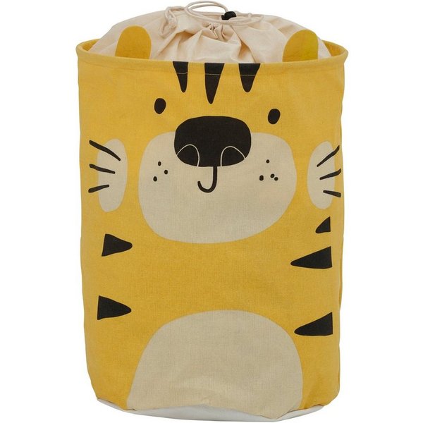 OTTO home Wäschesack Millisy (1 St), mit Löwen-Motiv, Höhe ca. 50 cm