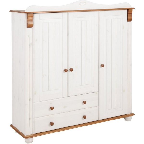 OTTO home Wäscheschrank Adele, Mehrzweckschrank (2 Breiten: 93/130 cm H/T ca. 135/40 cm) aus massiver Kiefer, 2-oder 3-türig