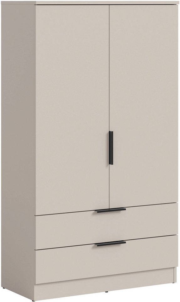 OTTO home Wäscheschrank SKARDE, Kleiderschrank, Schlafzimmerschrank, Schrank (1-St., Höhe: 140 cm, 2 Türen, 2 Schubladen, 1 Kleiderstange) OTTO BESTSELLER, Gard – Bild 3 von 5