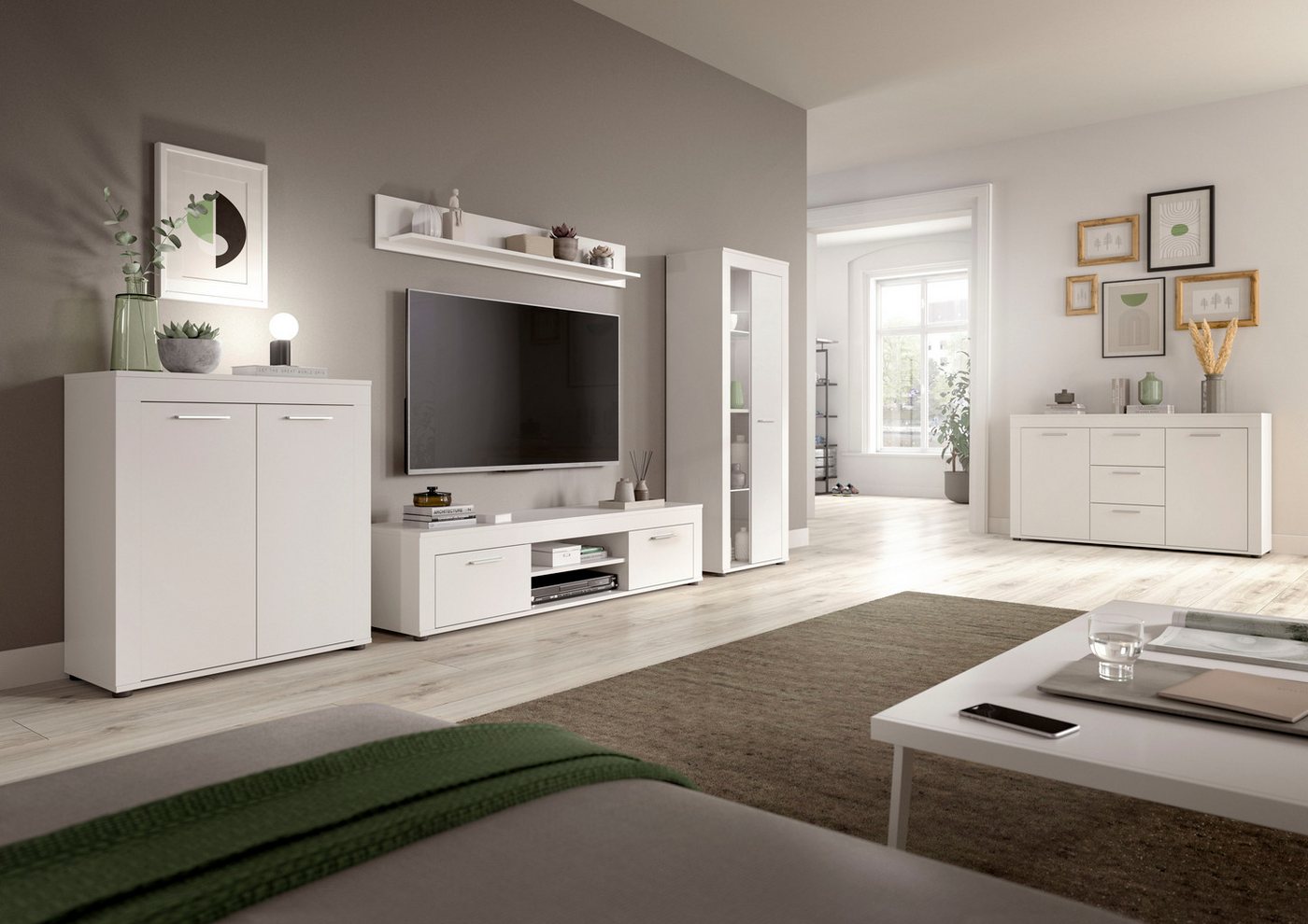 OTTO home Wandboard AOSTA, Breite 140 cm, 1 Ablageboden, Regal, Wandregal, Ablageboard, Wandpaneel, Wohnzimmerregal – Bild 4 von 5