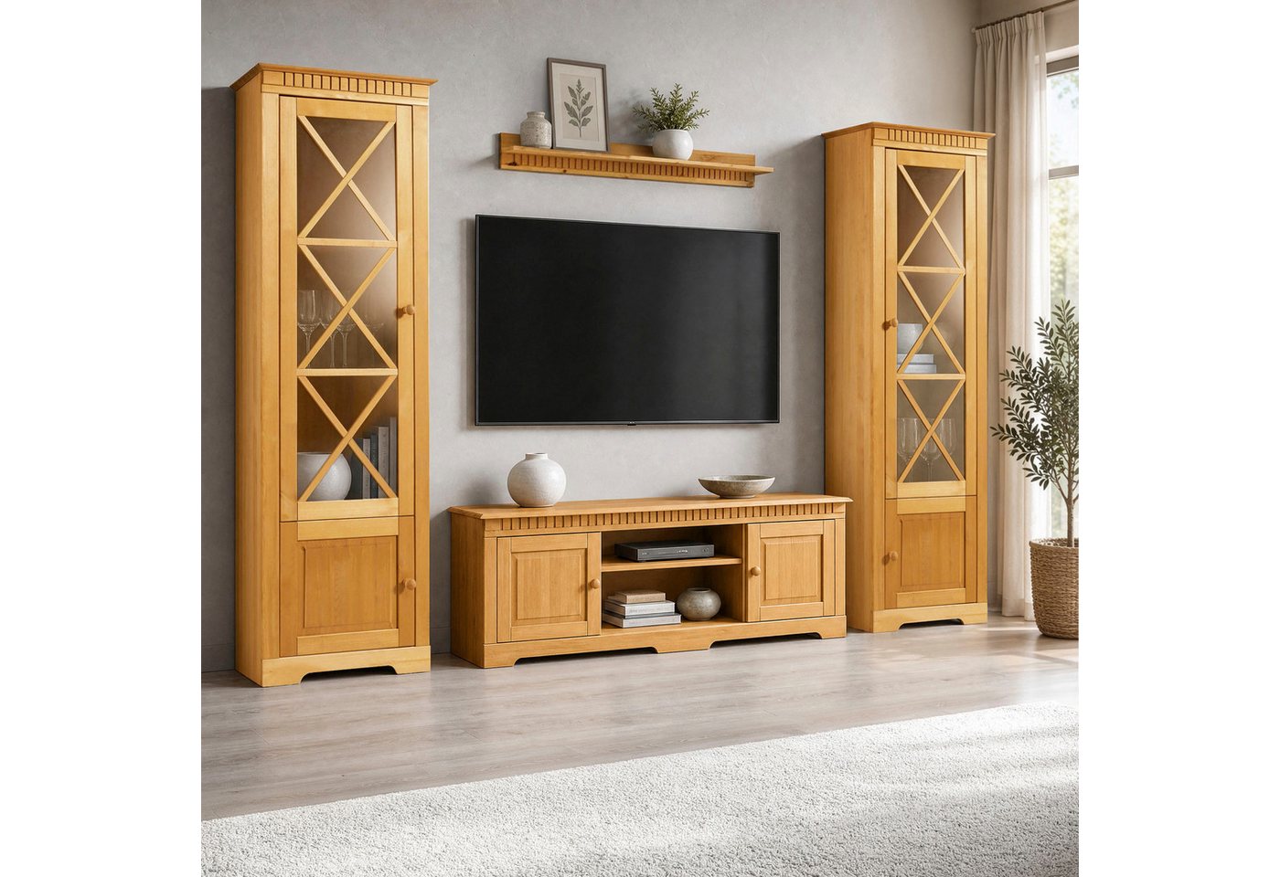 OTTO home Wandboard Lisa, aus schönem massivem Kiefernholz, in unterschiedlichen Farbvarianten – Bild 3 von 3
