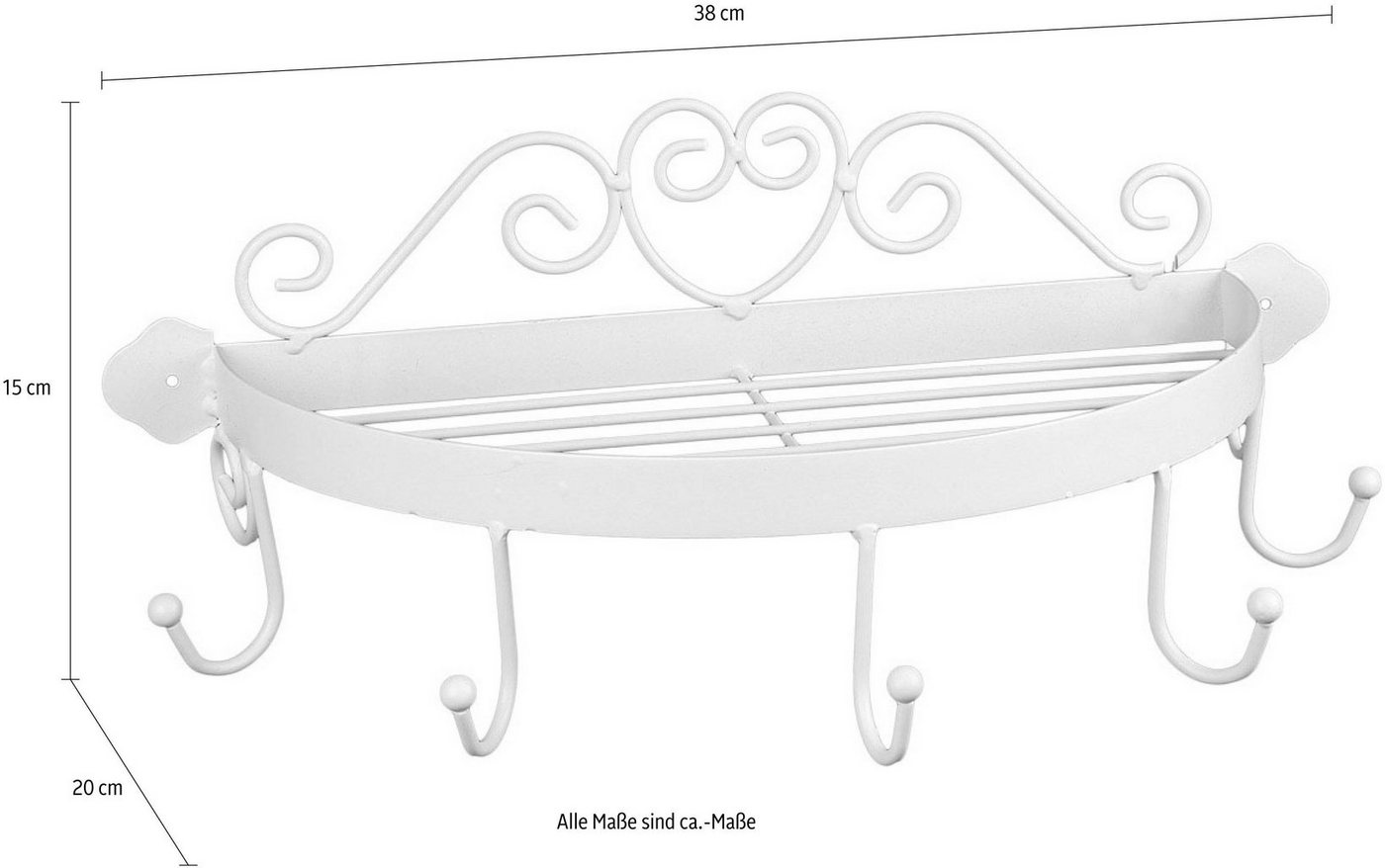 OTTO home Wandhaken, halbrund mit Haken – Bild 2 von 3
