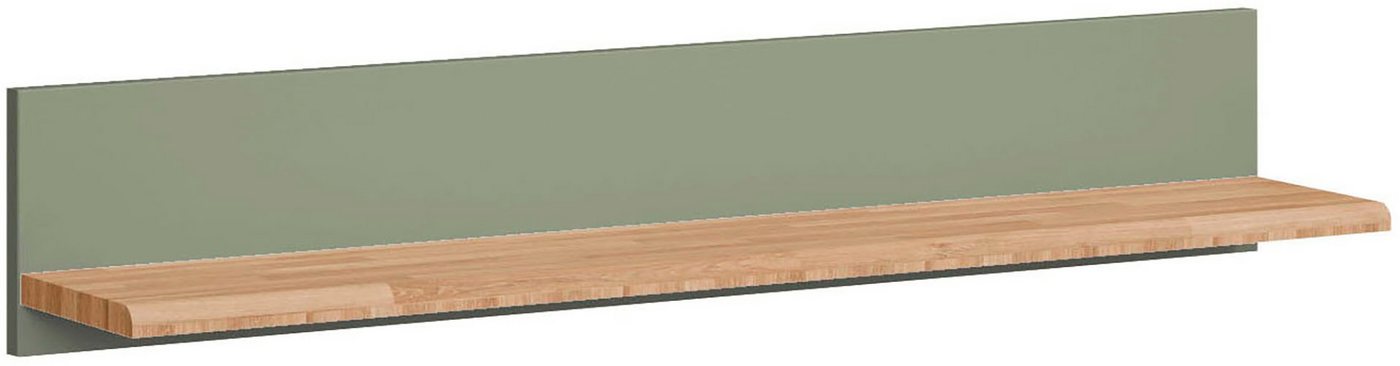 OTTO home Wandregal Ribe,2er Set,teilmassiv mit massiver Ablagefläche, Breite: je 90 cm, Set 2-tlg., Ablageflächen Eiche massiv – Bild 3 von 4