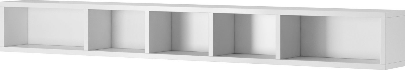 OTTO home Wandregal Toledo,Breite 169 cm stilvolle Deko-Wandregal, Wandregal mit 5 Fächern, viel Stauraum, Masse 169/20,5/19 (B/H/T) – Bild 2 von 5