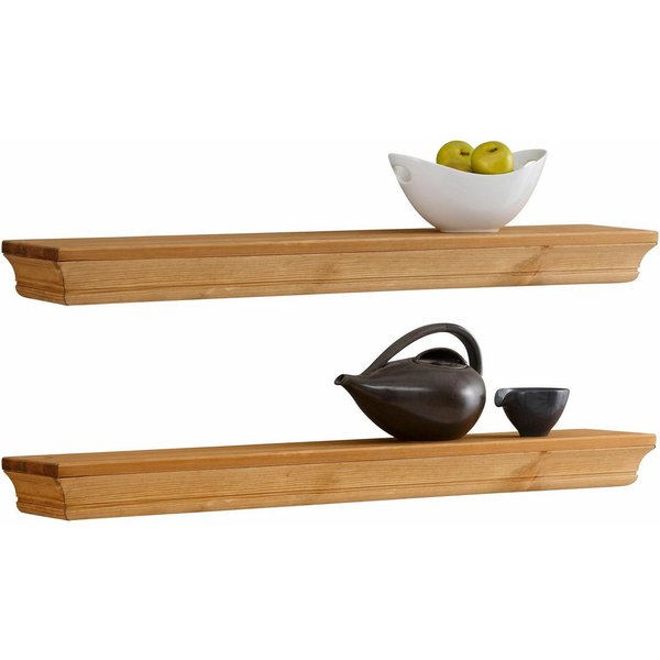 OTTO home Wandregal Vinales, Regal, Wandboard, im 2er Set, aus massiver Kiefer, FSC®