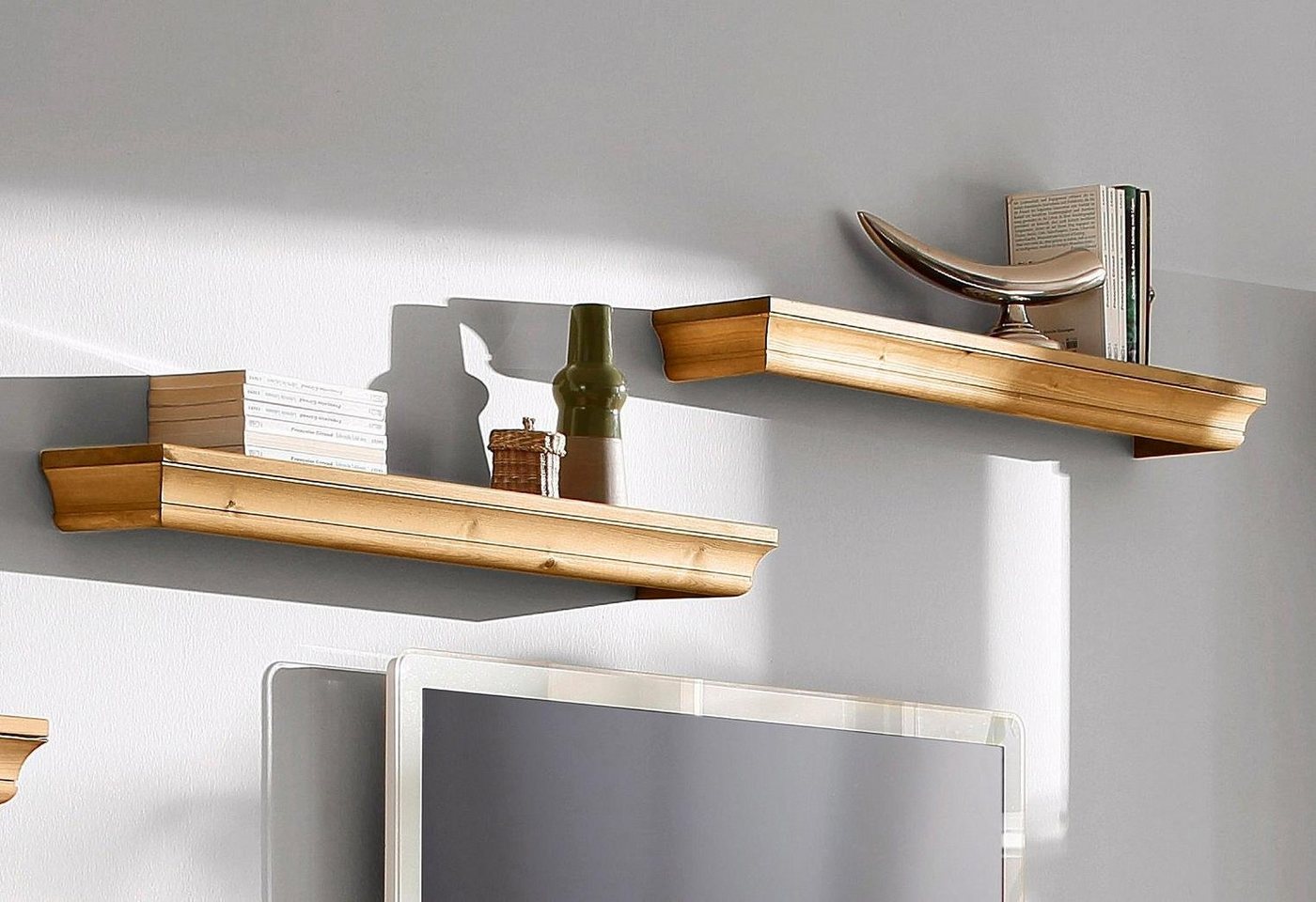 OTTO home Wandregal Vinales, Regal, Wandboard, im 2er Set, aus massiver Kiefer, FSC® – Bild 2 von 5