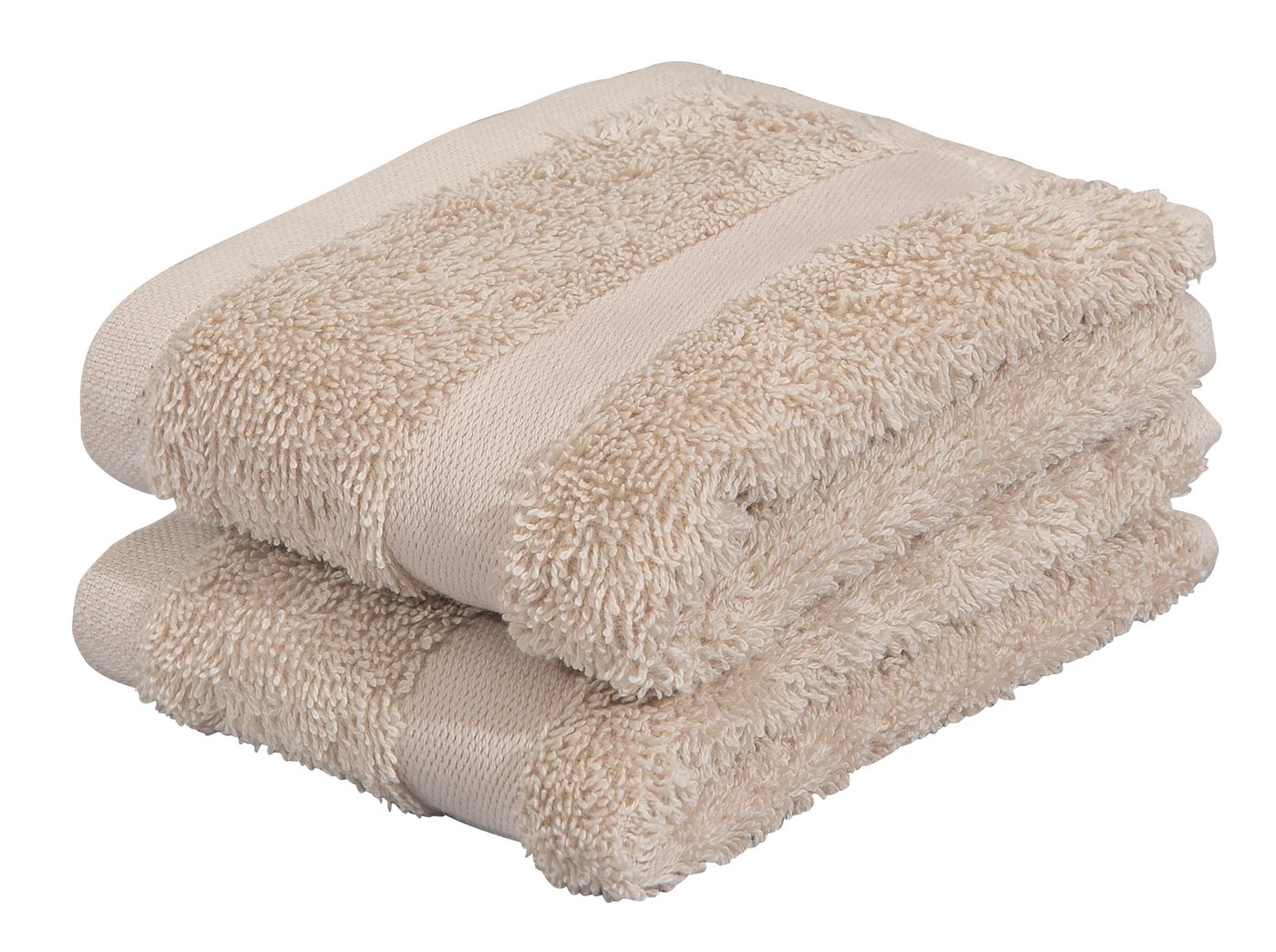 OTTO home Waschlappen Vanessa, 10 Seiftücher, 30x30cm, in Standard- und Premium-Qualität, (Set, 10-St), Handtücher mit Bordüre, 100% Baumwolle, einfarbig, weich – Bild 5 von 5