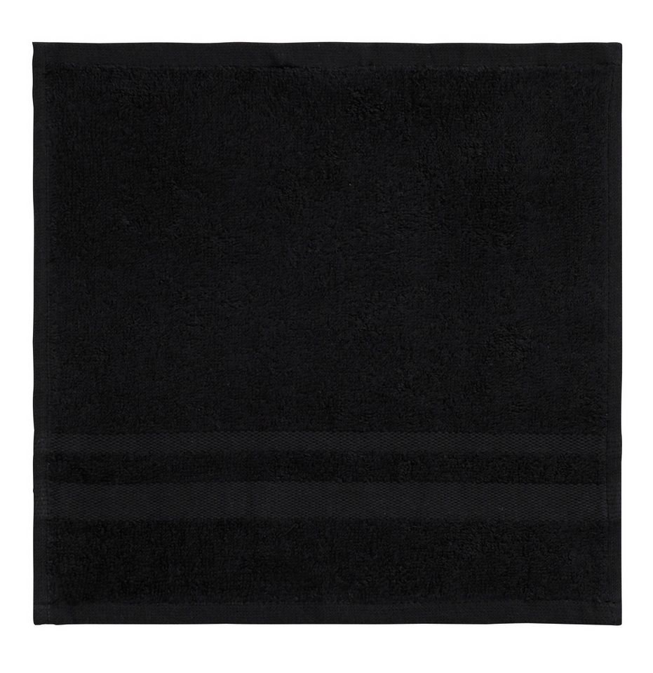 OTTO home Waschlappen Vanessa, 10 Seiftücher, 30x30cm, in Standard- und Premium-Qualität, (Set, 10-St), Handtücher mit Bordüre, 100% Baumwolle, einfarbig, weich – Bild 3 von 5