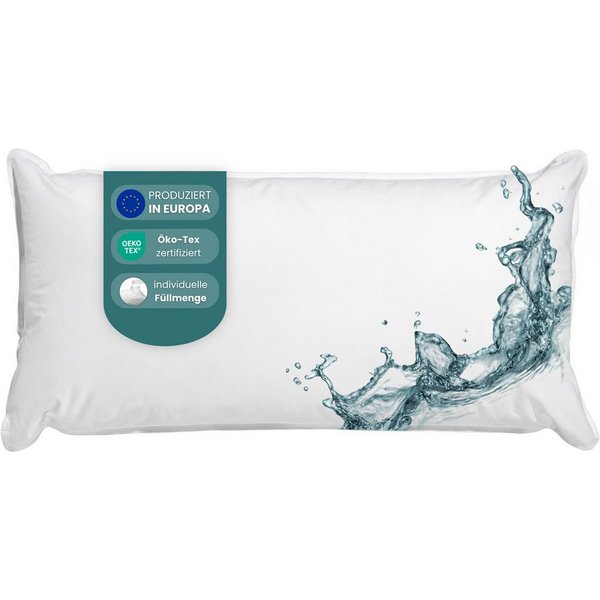 OTTO home Wasserkissen Aavon, Nackenstützkissen 40 x 80 cm, 1-tlg., individuell anpassbare Füllmenge bis 4,5 L, Bezug waschbar
