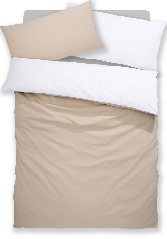 OTTO home Wendebettwäsche Desner2 100% Microfaser, extra weich, allergikerfreundlich, Microfaser, 2 teilig, Premium Qualität, uni, schnell trocknend, pflegeleic – Bild 2 von 5