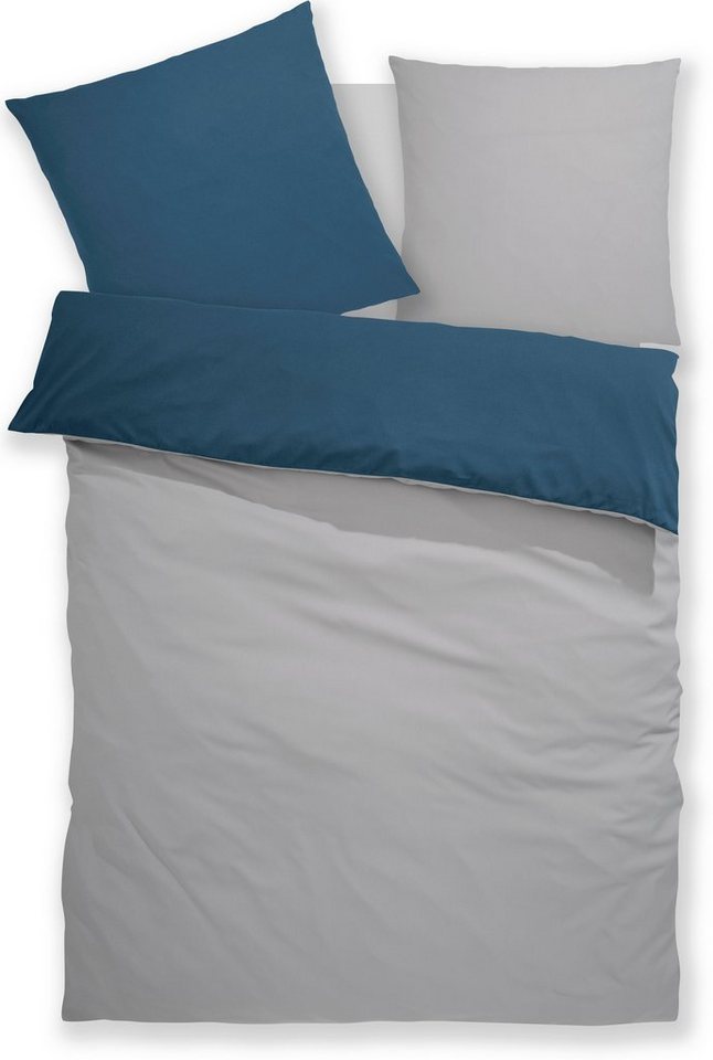 OTTO home Wendebettwäsche Desner2 100% Microfaser, extra weich, allergikerfreundlich, Microfaser, 2 teilig, Premium Qualität, uni, schnell trocknend, pflegeleic – Bild 2 von 5