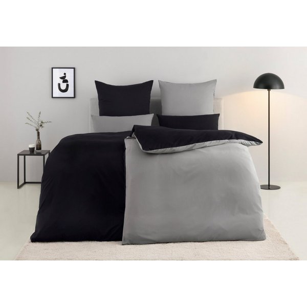 OTTO home Wendebettwäsche Desner2 100% Microfaser, extra weich, allergikerfreundlich, Microfaser, 2 teilig, Premium Qualität, uni, schnell trocknend, pflegeleic