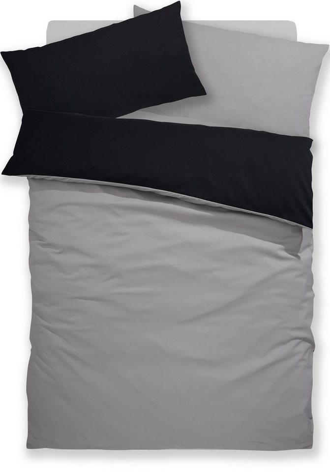 OTTO home Wendebettwäsche Desner2 100% Microfaser, extra weich, allergikerfreundlich, Microfaser, 2 teilig, Premium Qualität, uni, schnell trocknend, pflegeleic – Bild 5 von 5