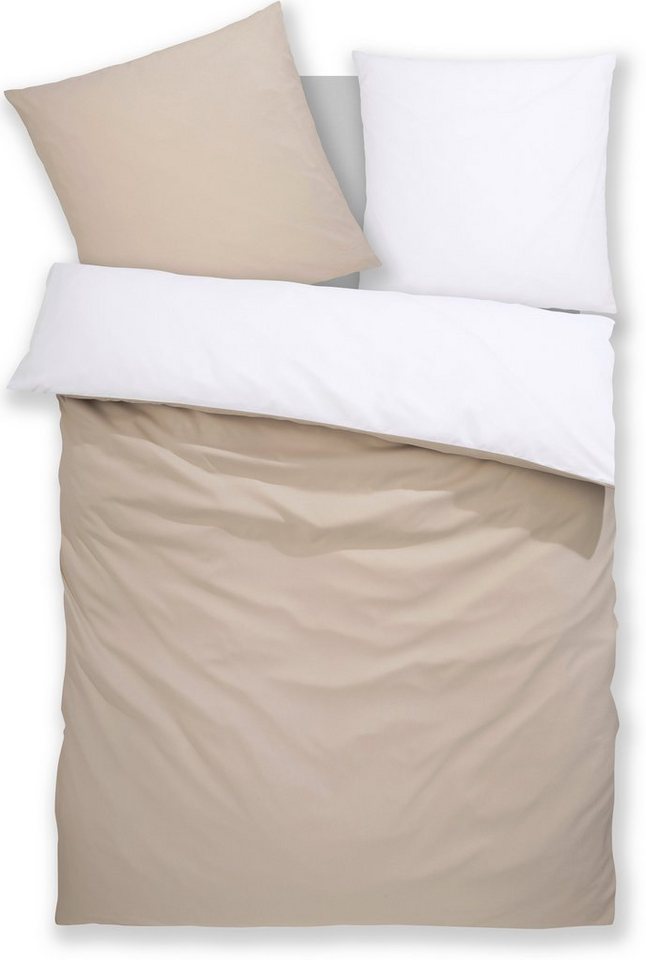 OTTO home Wendebettwäsche Desner2 100% Microfaser, extra weich, allergikerfreundlich, Microfaser, 2 teilig, Premium Qualität, uni, schnell trocknend, pflegeleic – Bild 2 von 5