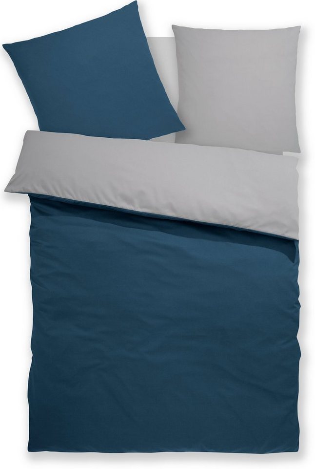 OTTO home Wendebettwäsche Desner2 100% Microfaser, extra weich, allergikerfreundlich, Microfaser, 2 teilig, Premium Qualität, uni, schnell trocknend, pflegeleic – Bild 5 von 5