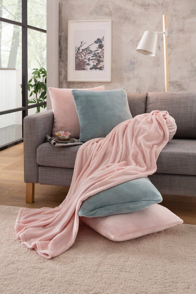 Wohndecke Jil weich, Kuscheldecke, TOPSELLER!, OTTO home, aus super weichem Kuschelfleece, Kuscheldecke, Premium Qualität – Bild 2 von 5