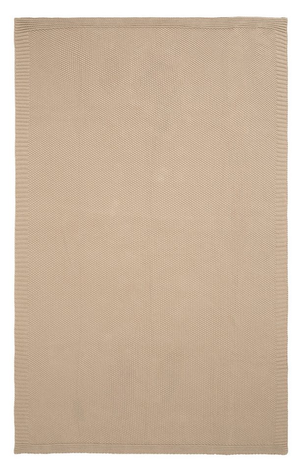 Wohndecke Phelon, 100% Baumwolle, Strick, Tagesdecke, weich & pflegeleicht, OTTO home, 100% Baumwolle, Trendiges Strickmuster, 130 × 170 cm, 540 g/m², weich – Bild 3 von 5