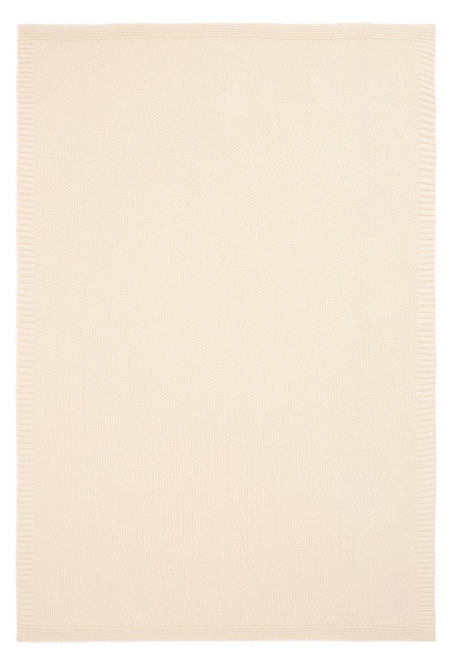 Wohndecke Phelon, 100% Baumwolle, Strick, Tagesdecke, weich & pflegeleicht, OTTO home, 100% Baumwolle, Trendiges Strickmuster, 130 × 170 cm, 540 g/m², weich – Bild 3 von 5