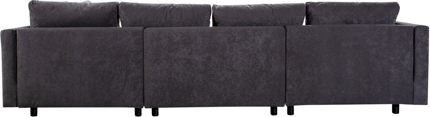 OTTO home Wohnlandschaft Antonia U-Form, B: 298 cm, inkl. Hocker, Federkernpolsterung, extra große Liegefläche, 282x178cm, inkl. 3 Zierkissen – Bild 4 von 5