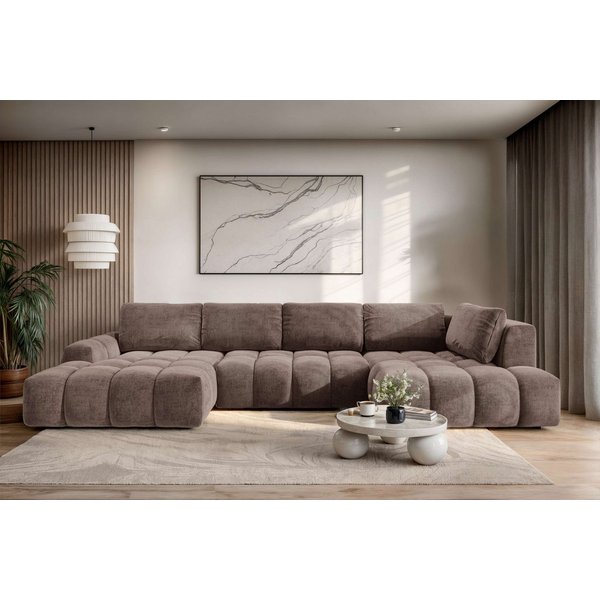 OTTO home Wohnlandschaft AZITA U-Form, Breite 363 cm - OTTO. Verlässliche Qualität., wahlweise als Schlafsofa mit Bettkasten, Bubble-Optik