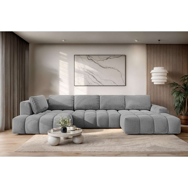 OTTO home Wohnlandschaft AZITA U-Form, Breite 363 cm - OTTO. Verlässliche Qualität., wahlweise als Schlafsofa mit Bettkasten, Bubble-Optik