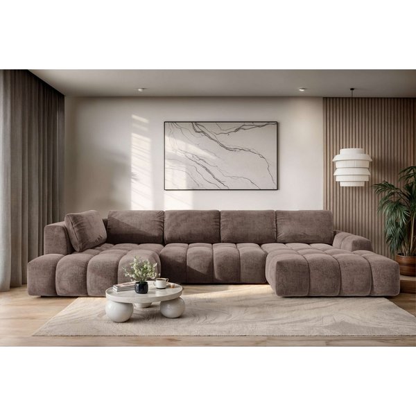 OTTO home Wohnlandschaft AZITA U-Form, Breite 363 cm - OTTO. Verlässliche Qualität., wahlweise als Schlafsofa mit Bettkasten, Bubble-Optik