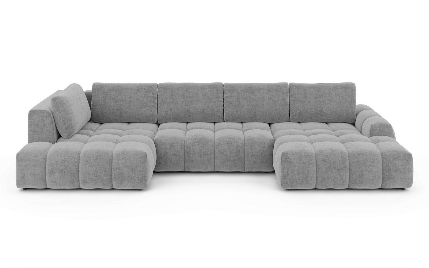 OTTO home Wohnlandschaft AZITA U-Form, Breite 363 cm - OTTO. Verlässliche Qualität., wahlweise als Schlafsofa mit Bettkasten, Bubble-Optik – Bild 2 von 5