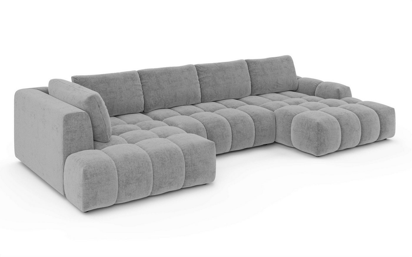 OTTO home Wohnlandschaft AZITA U-Form, Breite 363 cm - OTTO. Verlässliche Qualität., wahlweise als Schlafsofa mit Bettkasten, Bubble-Optik – Bild 5 von 5