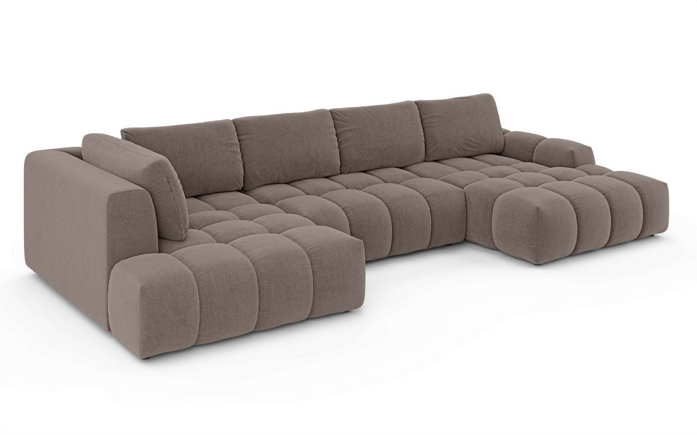 OTTO home Wohnlandschaft AZITA U-Form, Breite 363 cm - OTTO. Verlässliche Qualität., wahlweise als Schlafsofa mit Bettkasten, Bubble-Optik – Bild 5 von 5