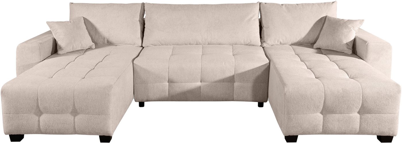 OTTO home Wohnlandschaft Bella U-Form, B: 314 cm, inkl. Schlaffunktion, auch in Cord, inkl. Bettkasten, Bonellfederkern, extra große Liegefläche: 269x135cm – Bild 2 von 5