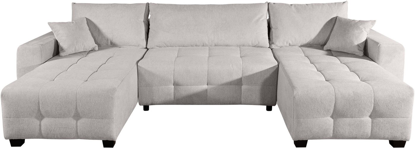 OTTO home Wohnlandschaft Bella U-Form, B: 314 cm, inkl. Schlaffunktion, auch in Cord, inkl. Bettkasten, Bonellfederkern, extra große Liegefläche: 269x135cm – Bild 2 von 5
