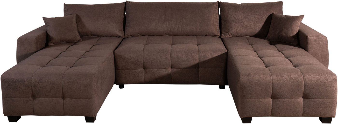 OTTO home Wohnlandschaft Bella U-Form, B: 314 cm, inkl. Schlaffunktion, auch in Cord, inkl. Bettkasten, Bonellfederkern, extra große Liegefläche: 269x135cm – Bild 2 von 5