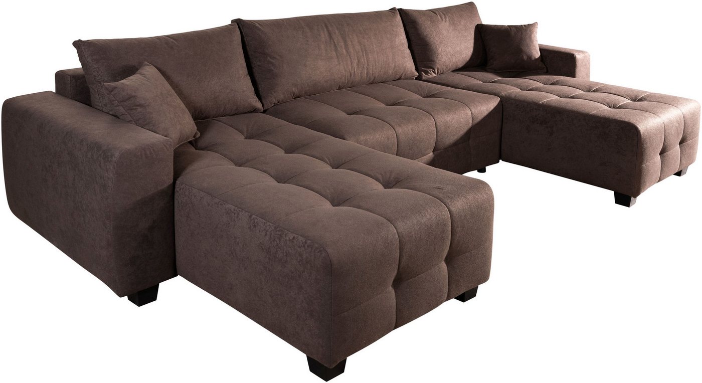 OTTO home Wohnlandschaft Bella U-Form, B: 314 cm, inkl. Schlaffunktion, auch in Cord, inkl. Bettkasten, Bonellfederkern, extra große Liegefläche: 269x135cm – Bild 5 von 5