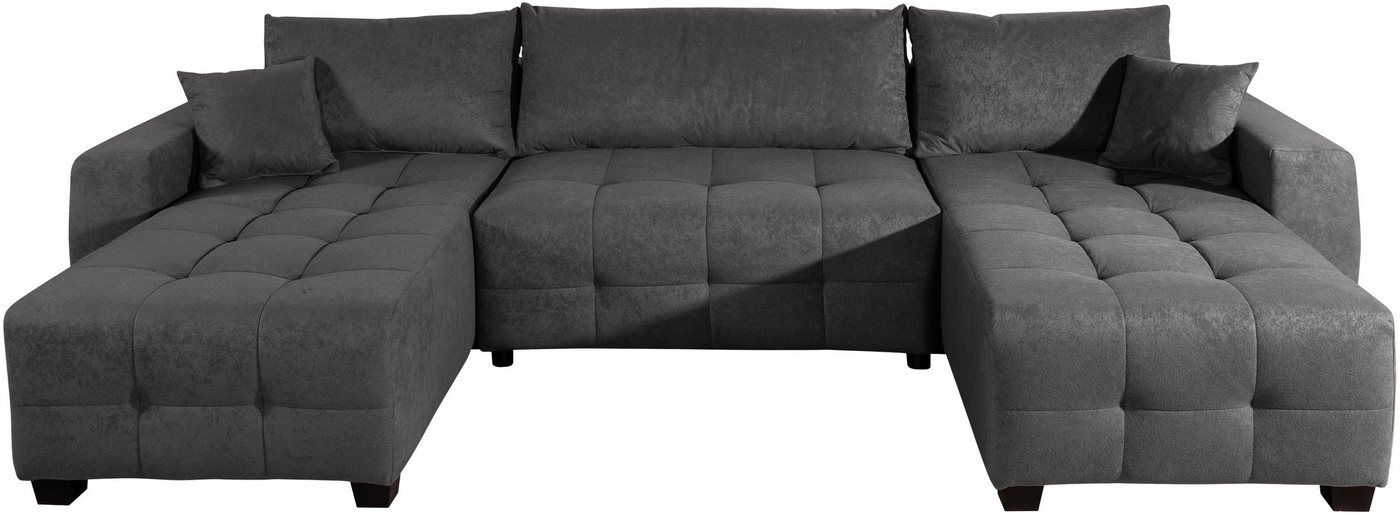 OTTO home Wohnlandschaft Bella U-Form, B: 314 cm, inkl. Schlaffunktion, auch in Cord, inkl. Bettkasten, Bonellfederkern, extra große Liegefläche: 269x135cm – Bild 2 von 5