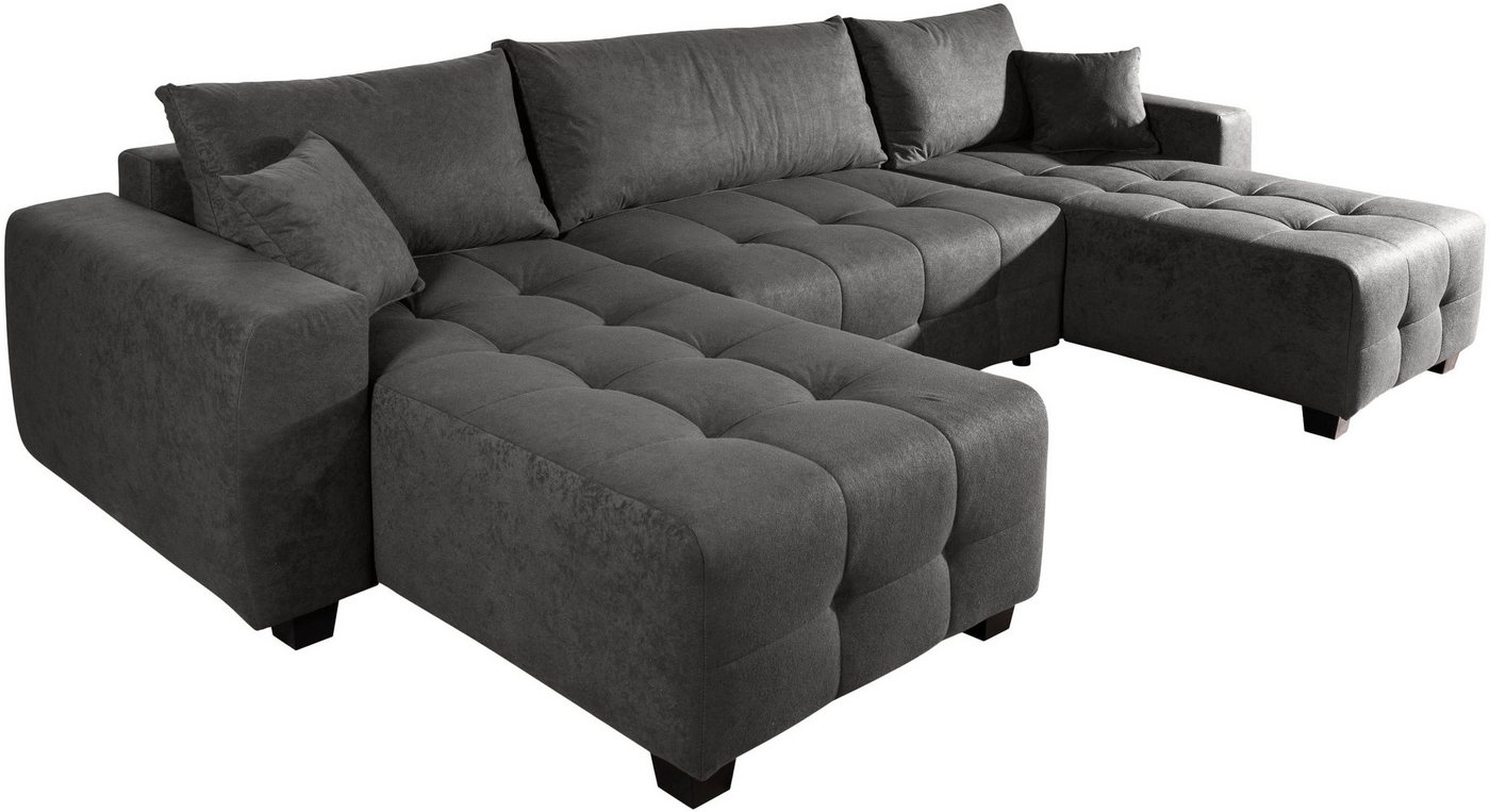 OTTO home Wohnlandschaft Bella U-Form, B: 314 cm, inkl. Schlaffunktion, auch in Cord, inkl. Bettkasten, Bonellfederkern, extra große Liegefläche: 269x135cm – Bild 5 von 5