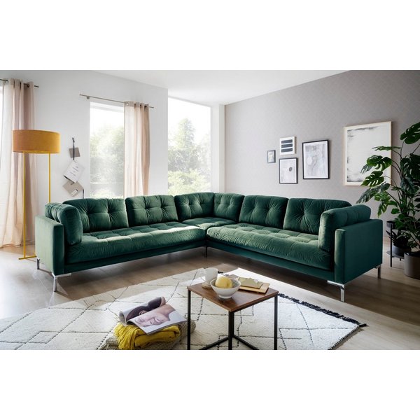 OTTO home Wohnlandschaft Landau U-Form, in Cord-Stoff mit Metallfuß