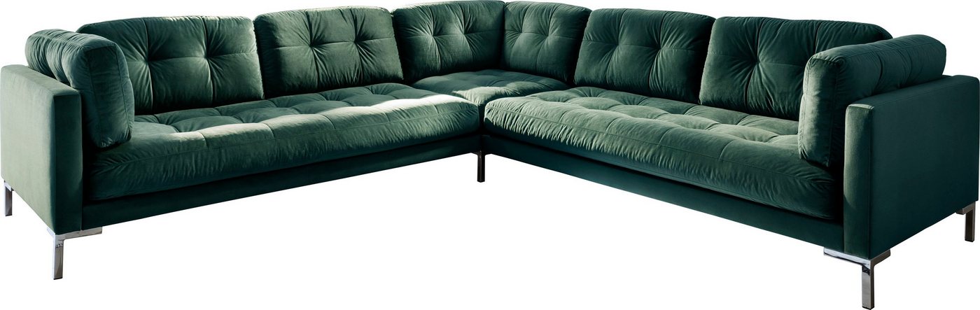OTTO home Wohnlandschaft Landau U-Form, in Cord-Stoff mit Metallfuß – Bild 2 von 4