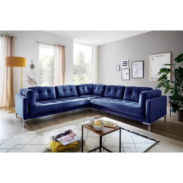 OTTO home Wohnlandschaft Landau U-Form, in Cord-Stoff mit Metallfuß