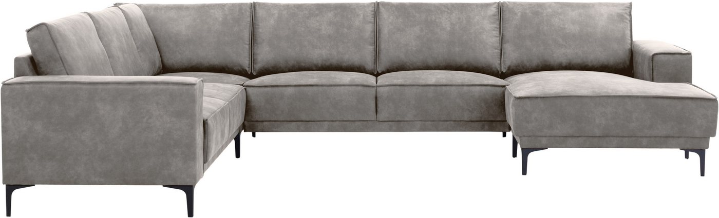 OTTO home Wohnlandschaft OLAND Luxus-Microfaser U-Form, XXL, B: 342 cm, Skandi-Design – Bild 5 von 5